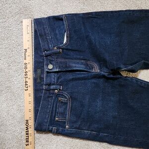 Uniqlo Slim Straight Dark Blue Jeans